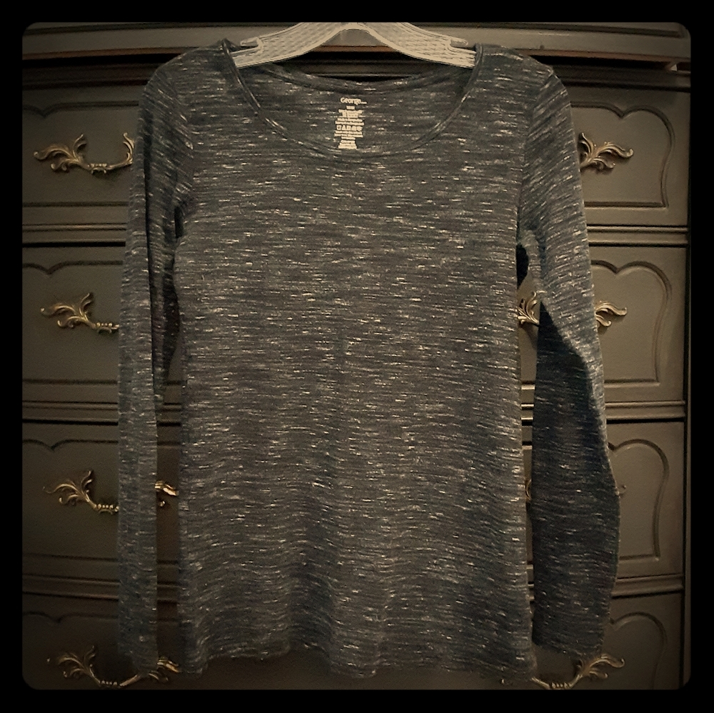 Heather grey long sleeve T